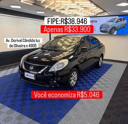 NISSAN VERSA 1.6 16V FLEX SL 4P MANUAL NISSAN VERSA 1.6 16V FLEX SL 4P MANUAL